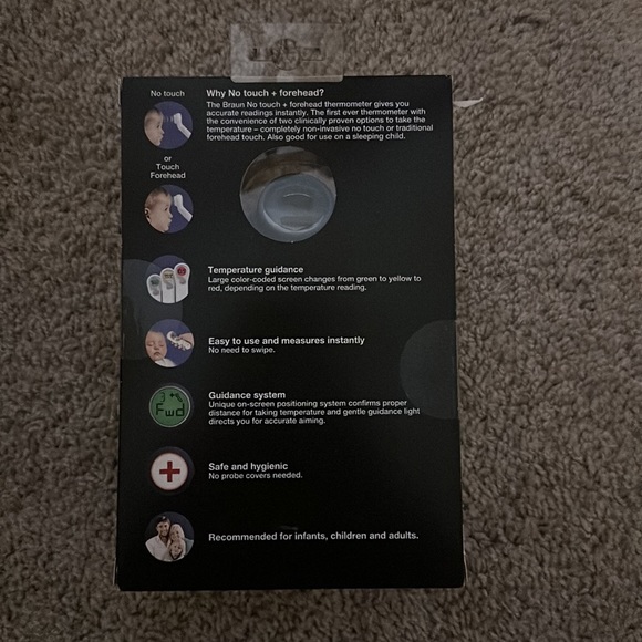 Braun No Touch Forehead Thermometer - Picture 3 of 7